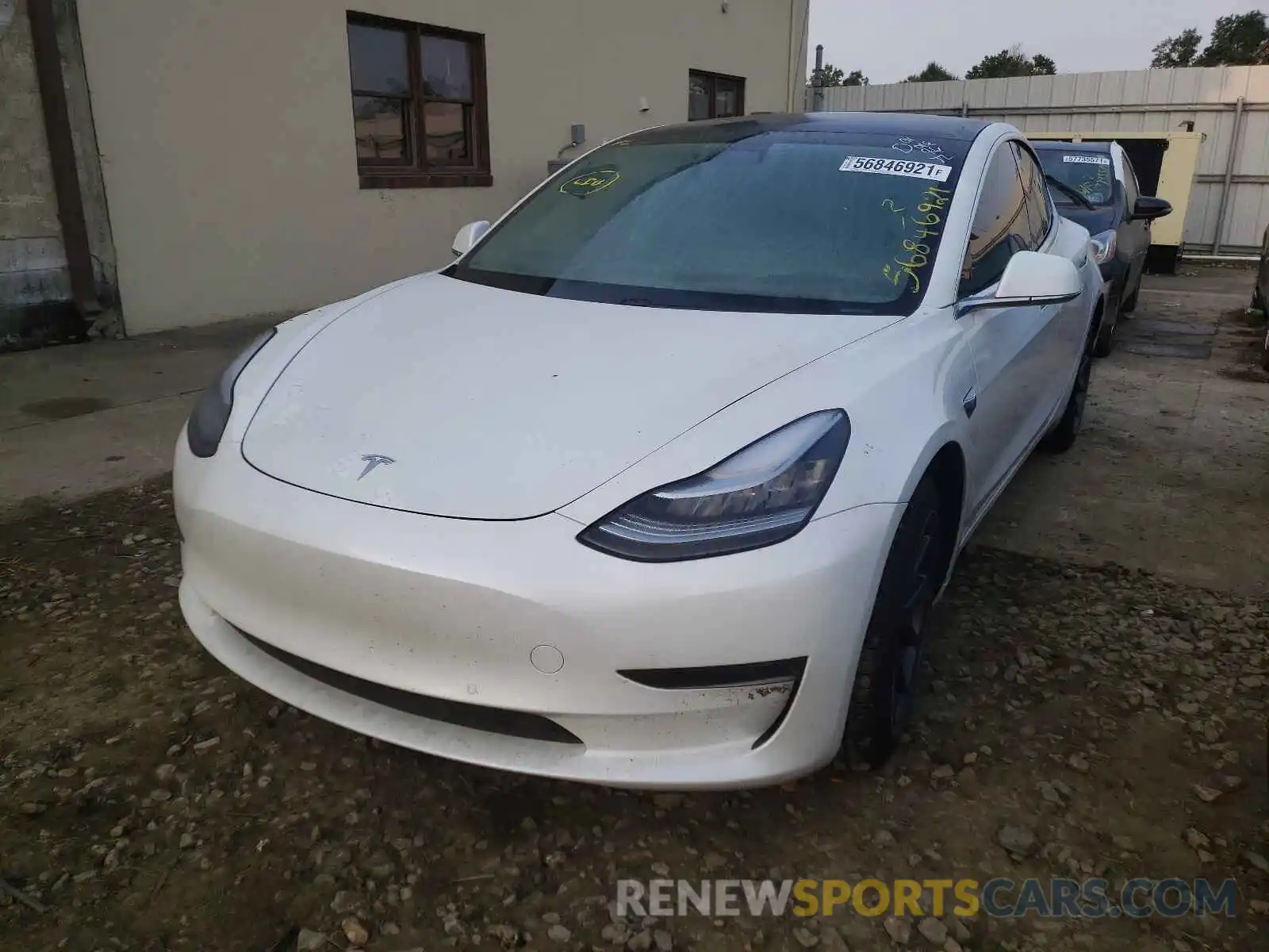 2 Photograph of a damaged car 5YJ3E1EA6LF797365 TESLA MODEL 3 2020