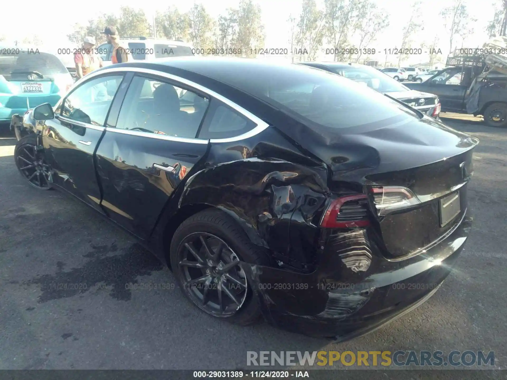 3 Photograph of a damaged car 5YJ3E1EA6LF798838 TESLA MODEL 3 2020