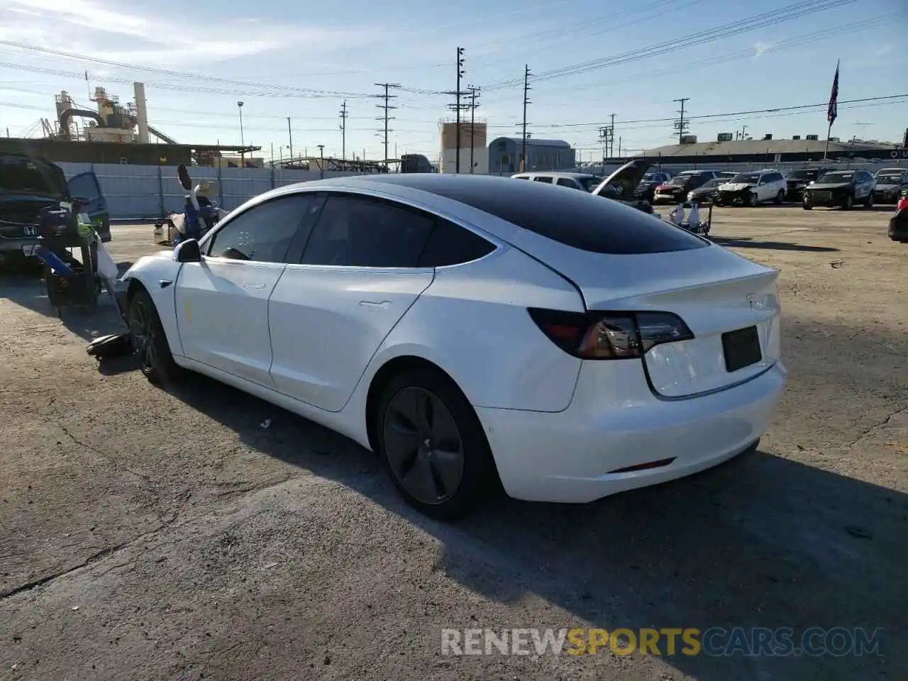 3 Фотография поврежденного автомобиля 5YJ3E1EA6LF803827 TESLA MODEL 3 2020