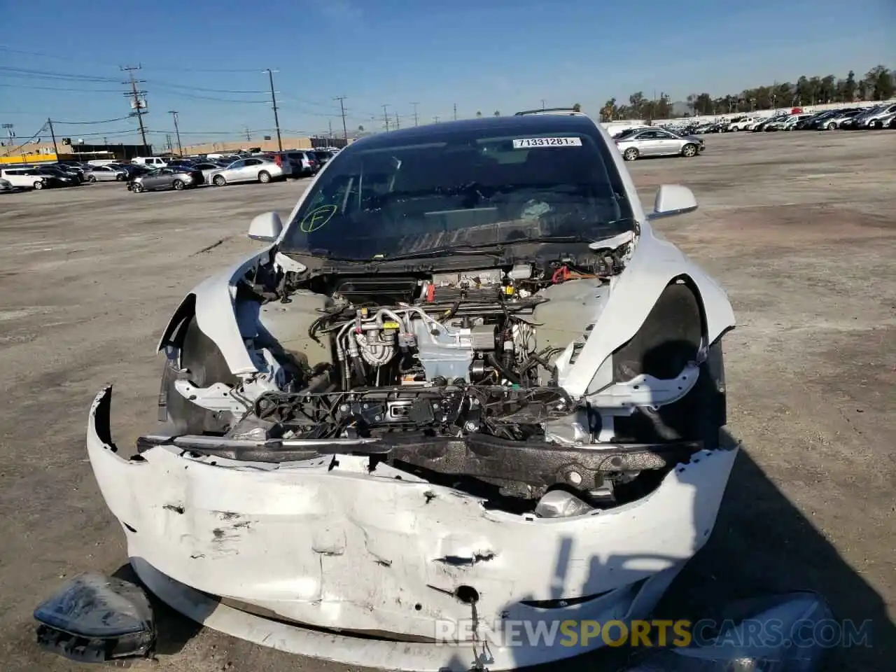 9 Photograph of a damaged car 5YJ3E1EA6LF803827 TESLA MODEL 3 2020