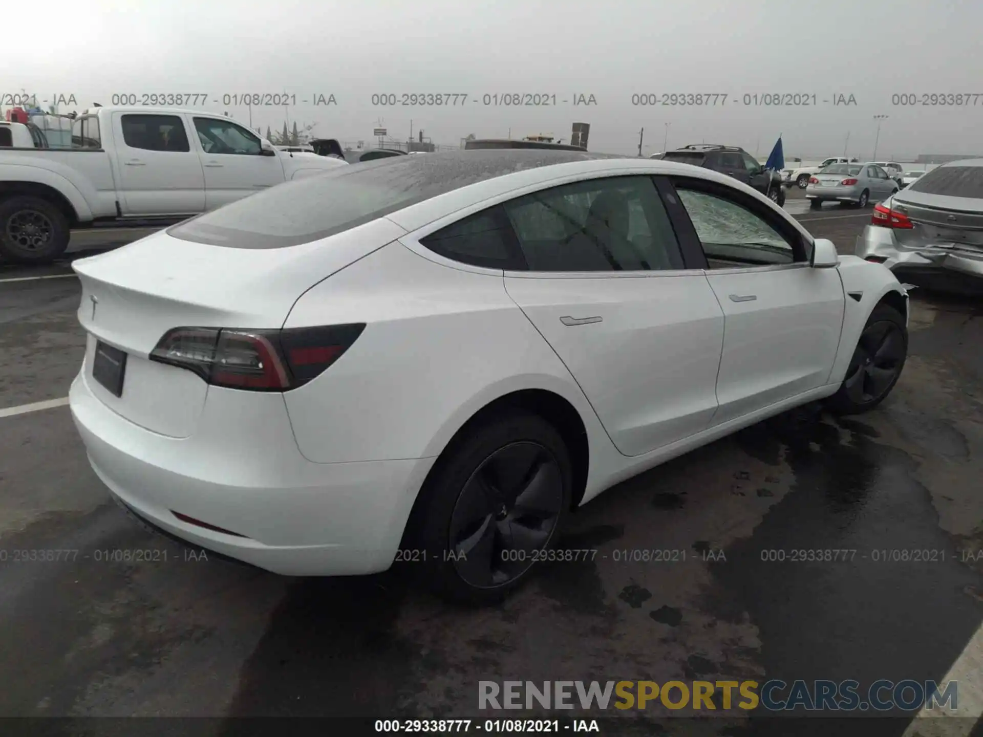 4 Фотография поврежденного автомобиля 5YJ3E1EA6LF804282 TESLA MODEL 3 2020