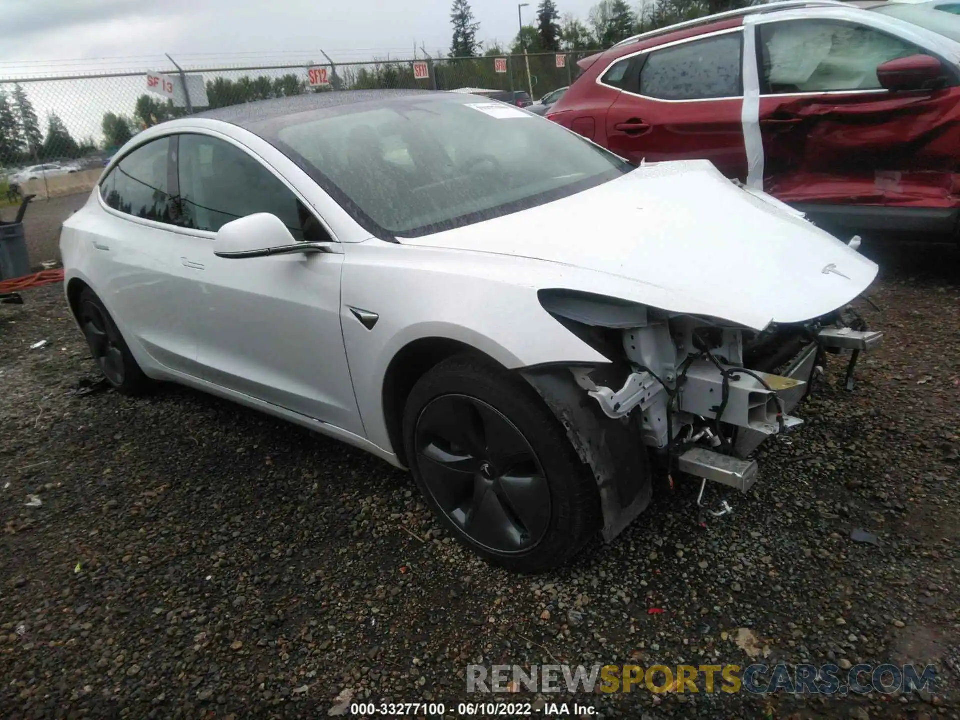 1 Photograph of a damaged car 5YJ3E1EA6LF804430 TESLA MODEL 3 2020