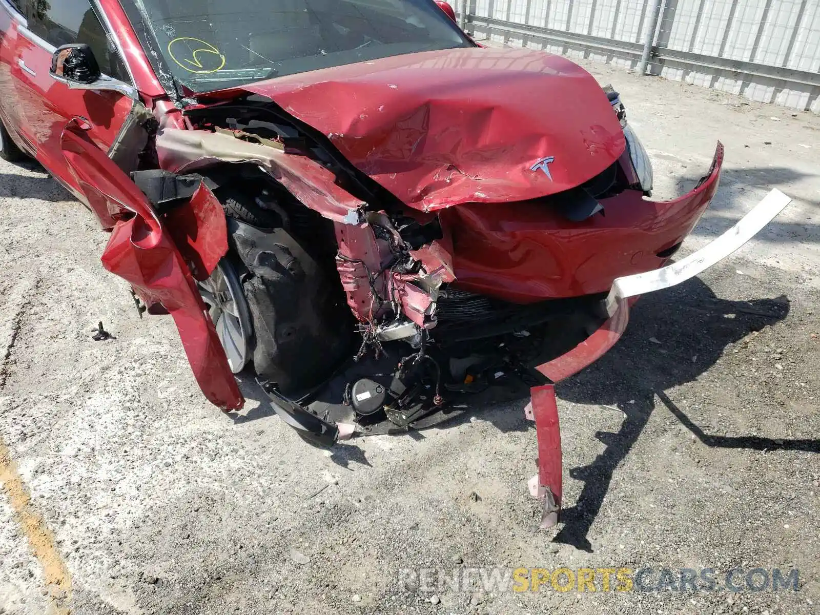 9 Photograph of a damaged car 5YJ3E1EA6LF806789 TESLA MODEL 3 2020