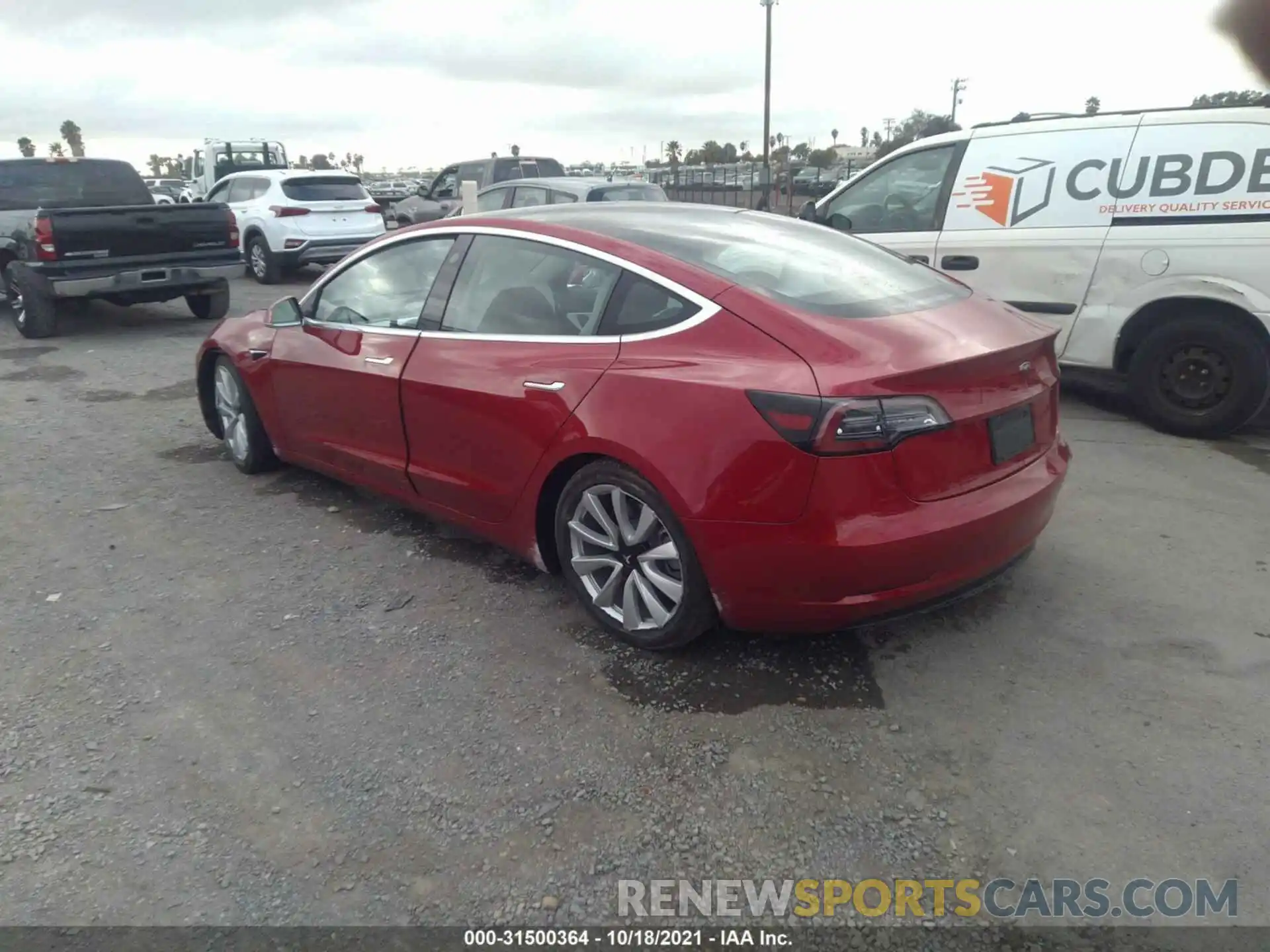 3 Photograph of a damaged car 5YJ3E1EA6LF806937 TESLA MODEL 3 2020