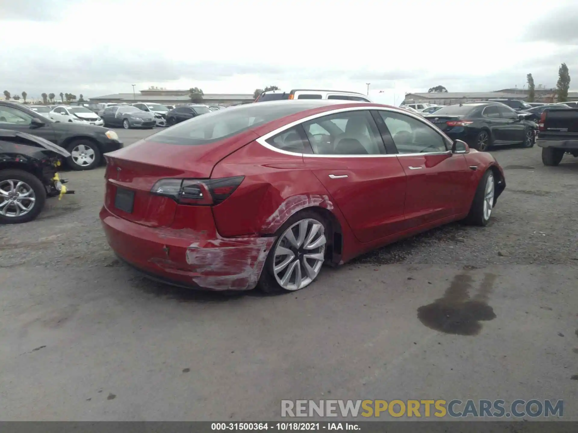 4 Фотография поврежденного автомобиля 5YJ3E1EA6LF806937 TESLA MODEL 3 2020