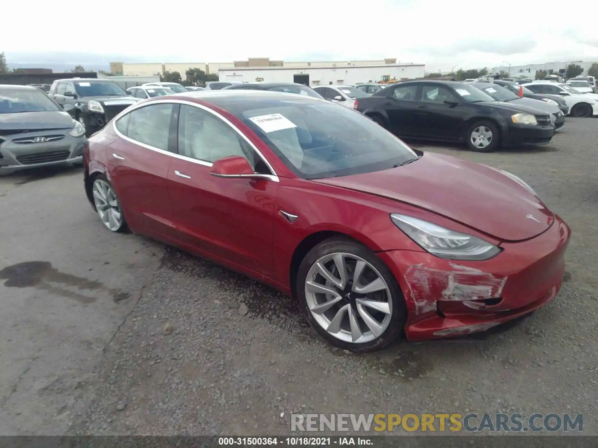 6 Фотография поврежденного автомобиля 5YJ3E1EA6LF806937 TESLA MODEL 3 2020