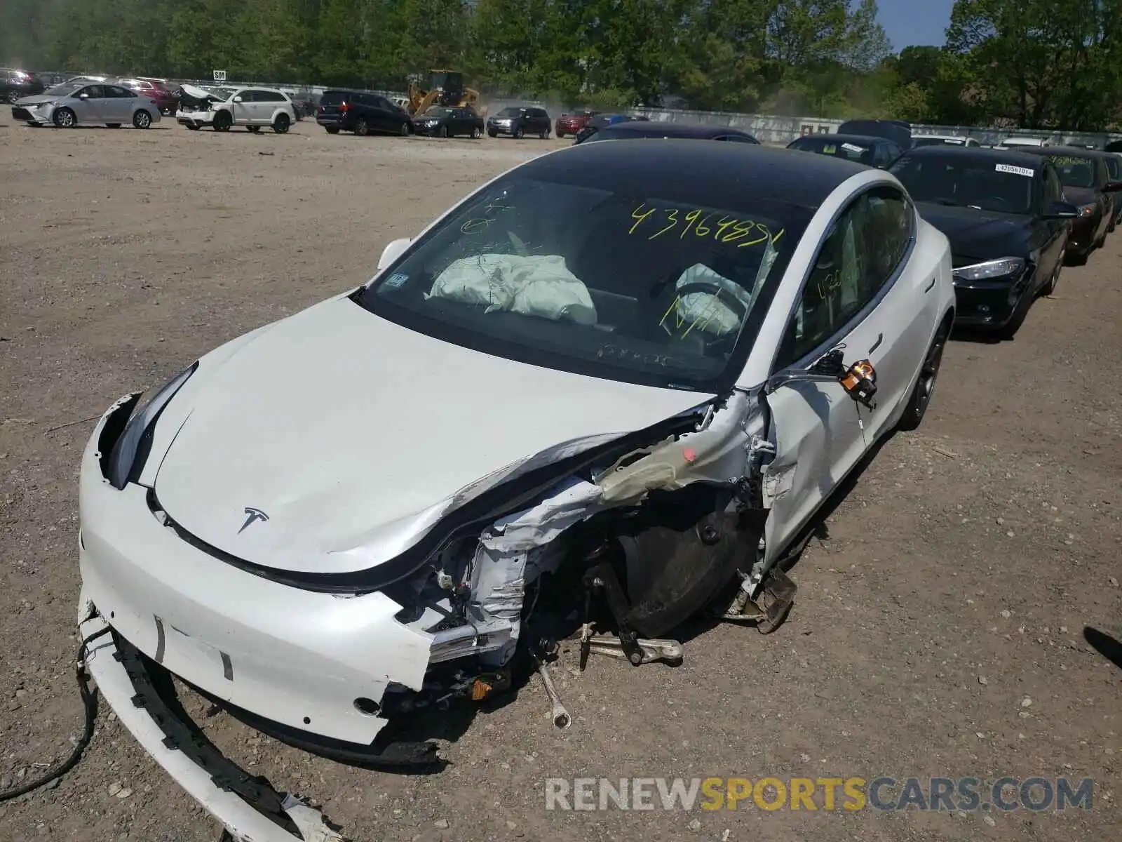 9 Photograph of a damaged car 5YJ3E1EA6LF808588 TESLA MODEL 3 2020