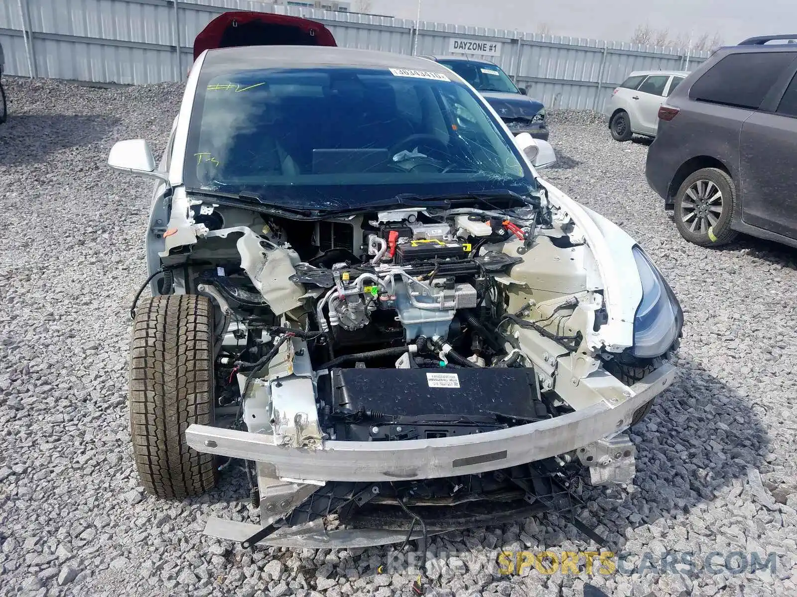 9 Photograph of a damaged car 5YJ3E1EA7LF529330 TESLA MODEL 3 2020