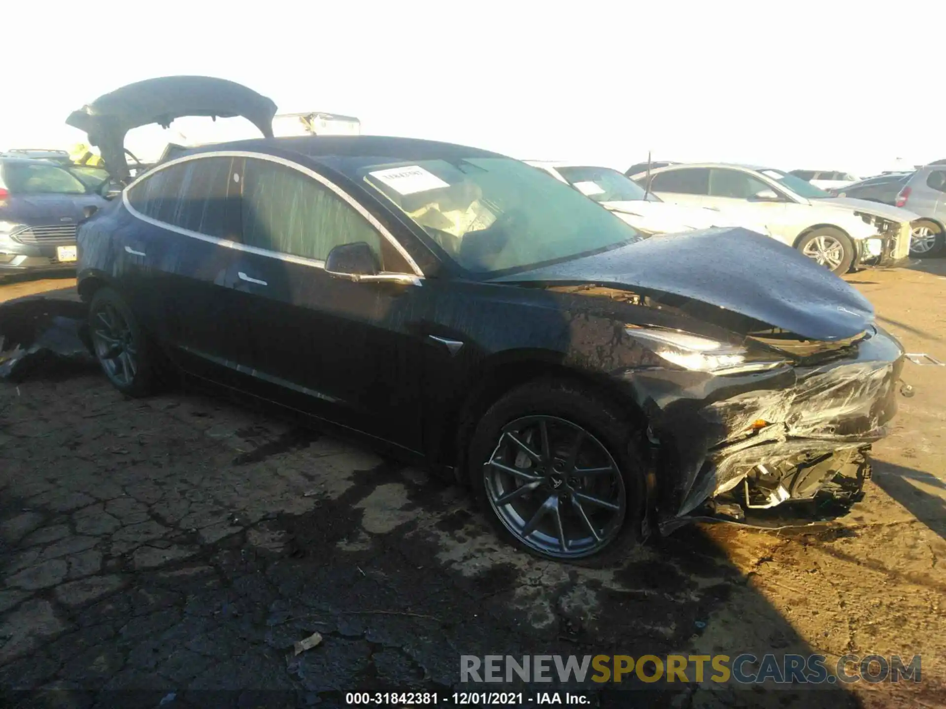 1 Photograph of a damaged car 5YJ3E1EA7LF606715 TESLA MODEL 3 2020