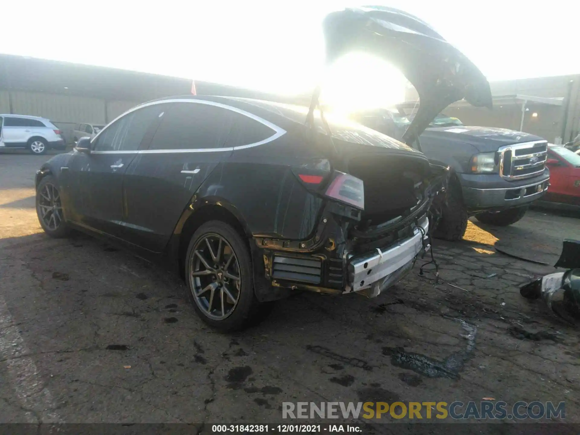 3 Photograph of a damaged car 5YJ3E1EA7LF606715 TESLA MODEL 3 2020