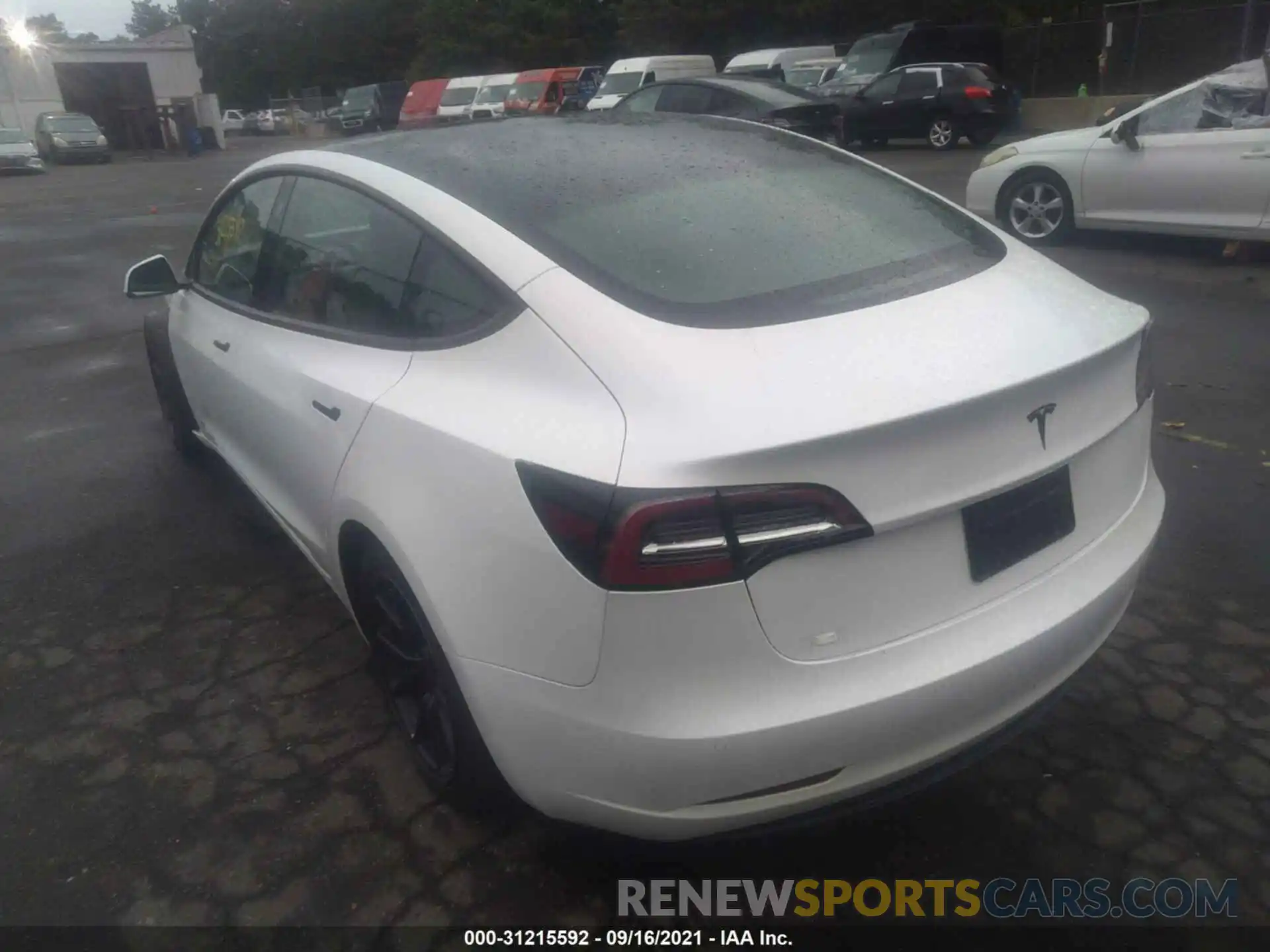 3 Photograph of a damaged car 5YJ3E1EA7LF612997 TESLA MODEL 3 2020