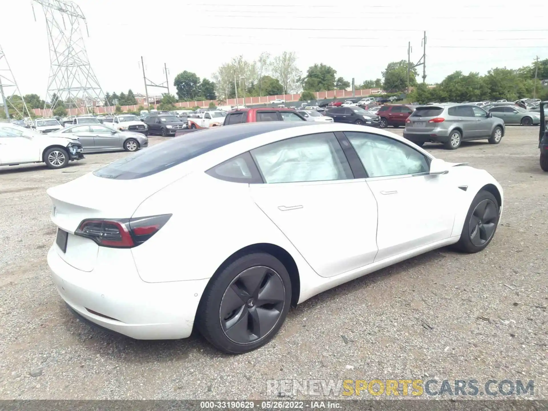 4 Photograph of a damaged car 5YJ3E1EA7LF613583 TESLA MODEL 3 2020