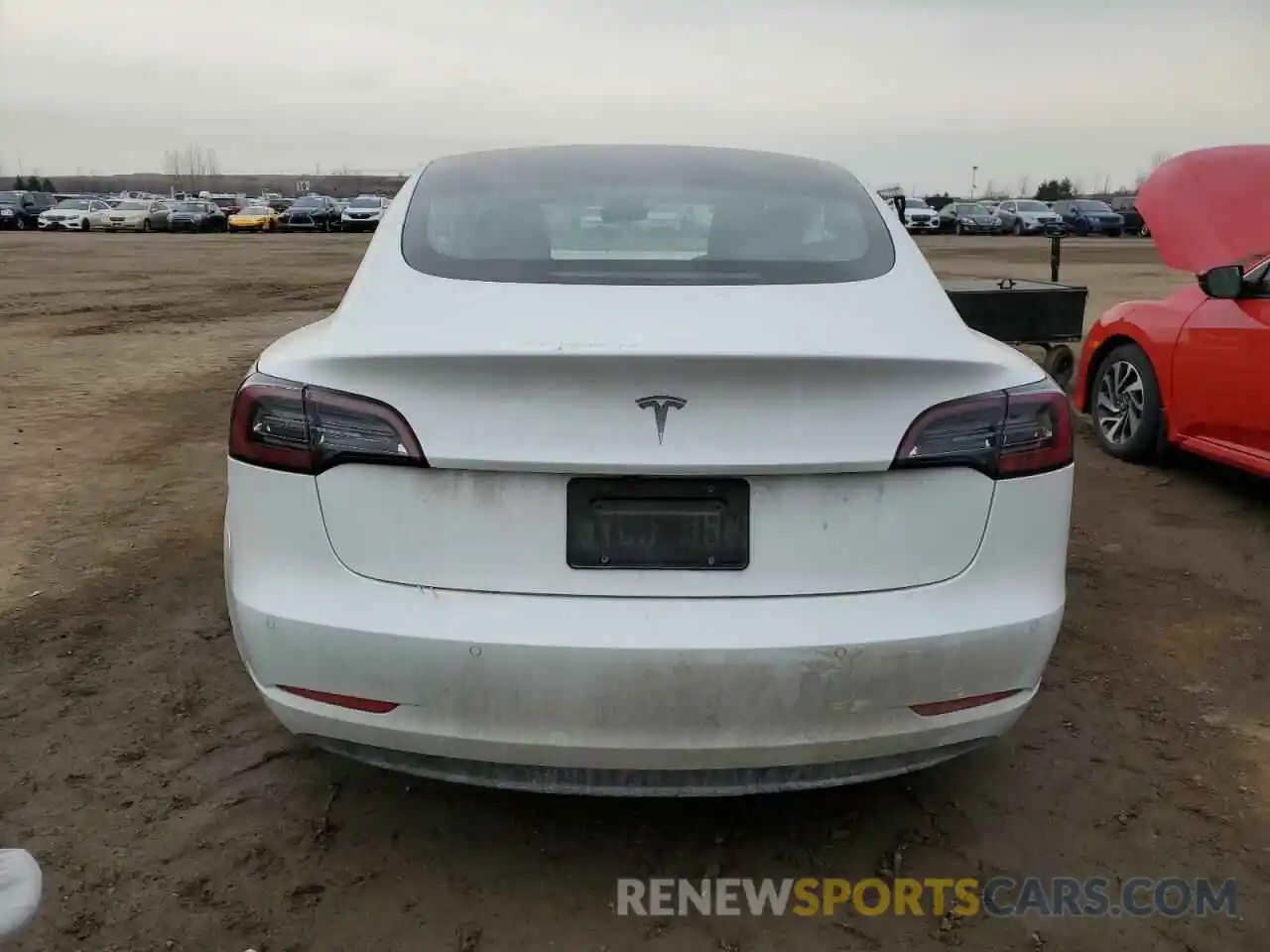 6 Фотография поврежденного автомобиля 5YJ3E1EA7LF625586 TESLA MODEL 3 2020