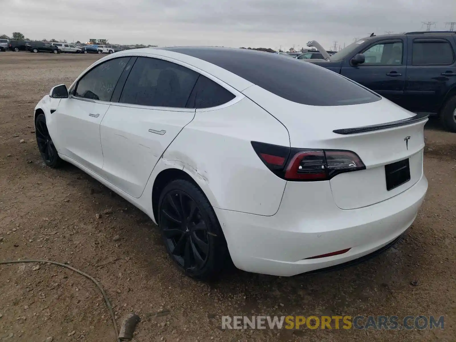 3 Photograph of a damaged car 5YJ3E1EA7LF632294 TESLA MODEL 3 2020