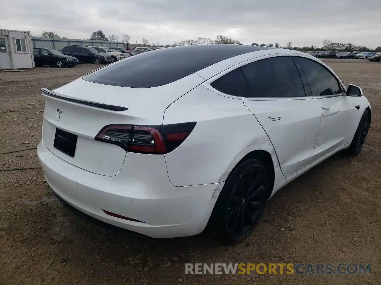 4 Photograph of a damaged car 5YJ3E1EA7LF632294 TESLA MODEL 3 2020