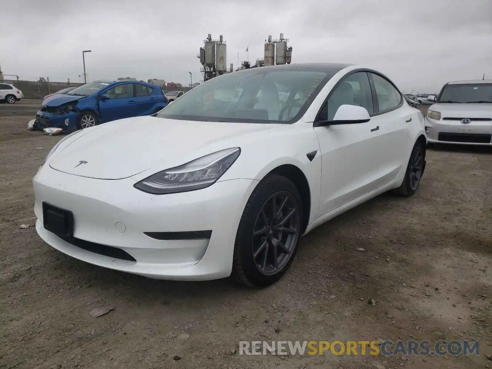 2 Фотография поврежденного автомобиля 5YJ3E1EA7LF634644 TESLA MODEL 3 2020