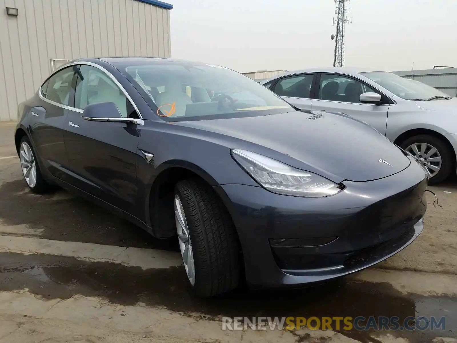 1 Photograph of a damaged car 5YJ3E1EA7LF635020 TESLA MODEL 3 2020