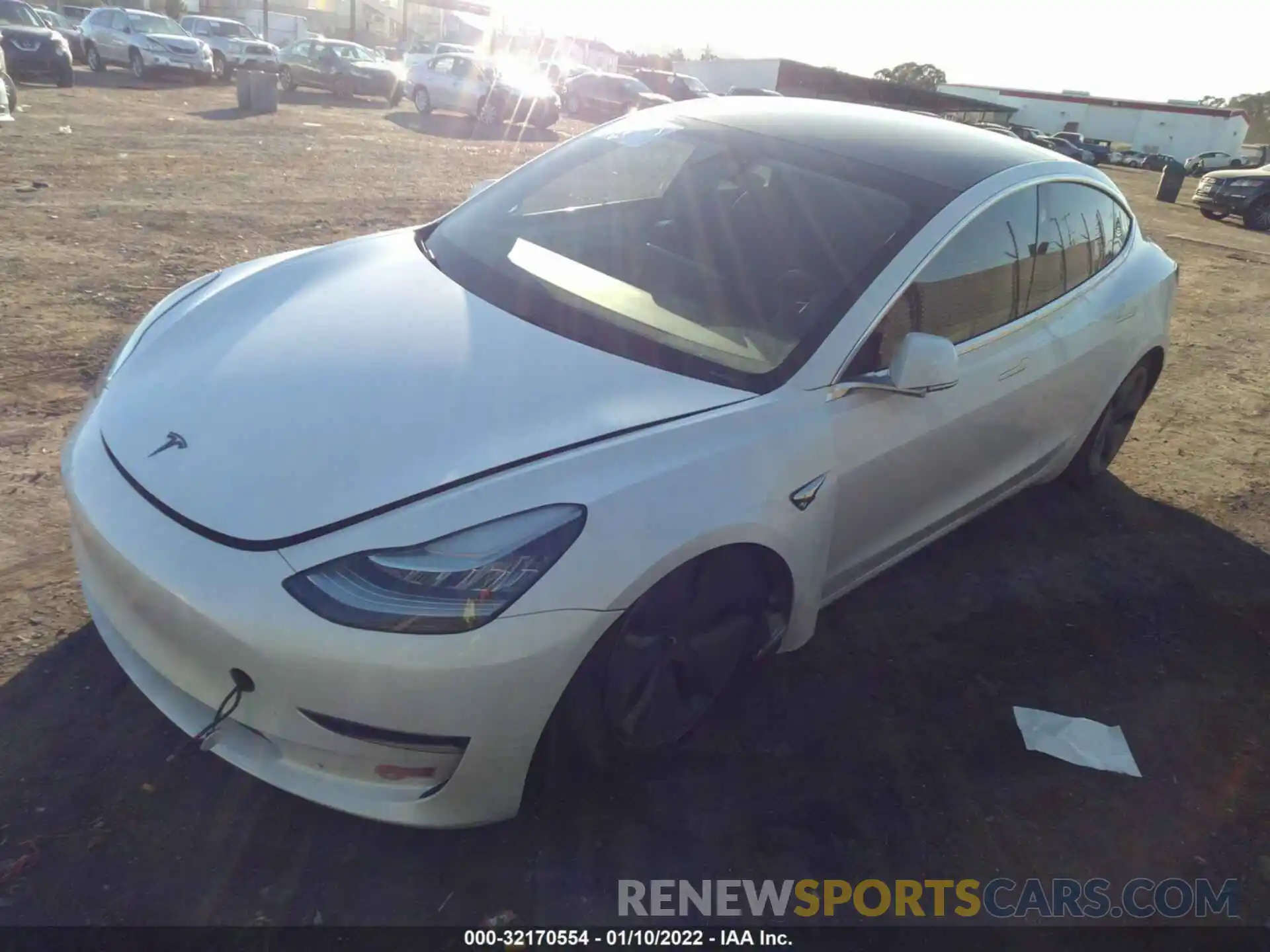 2 Фотография поврежденного автомобиля 5YJ3E1EA7LF642632 TESLA MODEL 3 2020