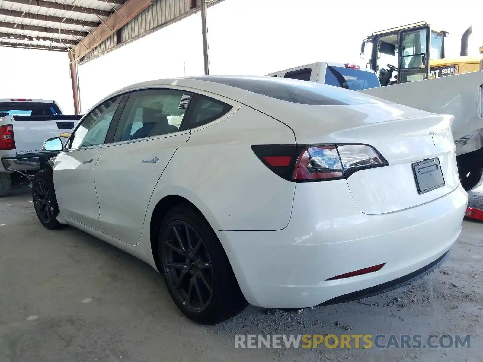 3 Photograph of a damaged car 5YJ3E1EA7LF659544 TESLA MODEL 3 2020