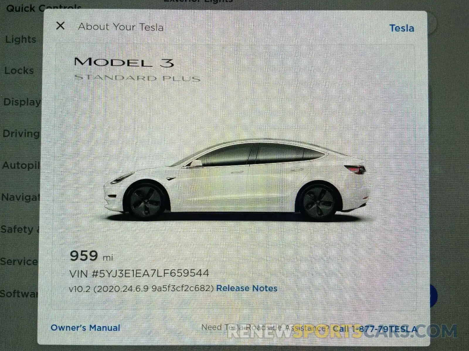 8 Фотография поврежденного автомобиля 5YJ3E1EA7LF659544 TESLA MODEL 3 2020