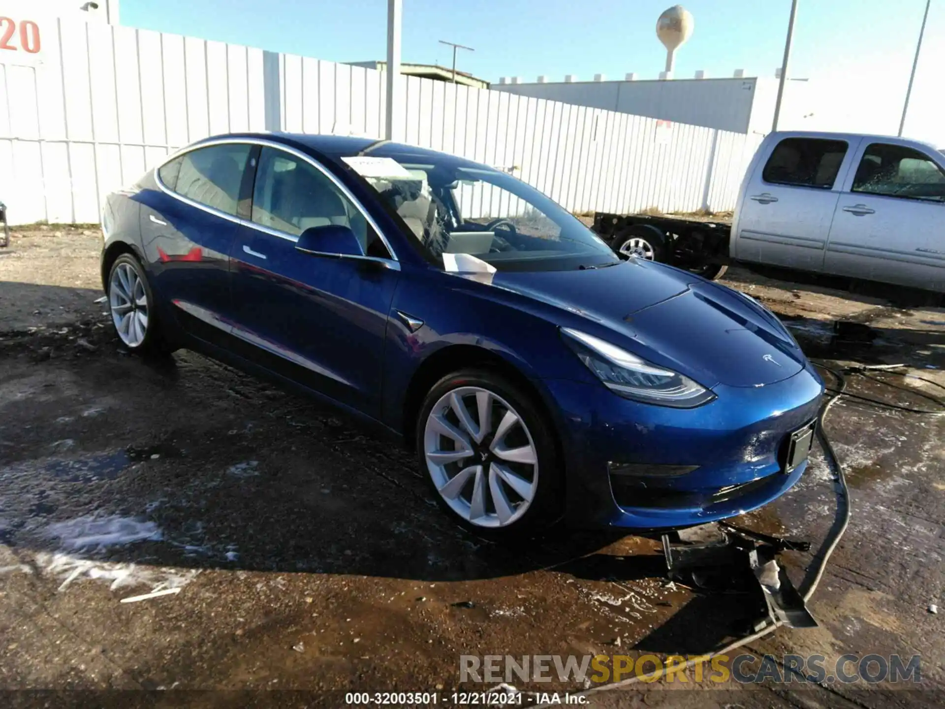 1 Photograph of a damaged car 5YJ3E1EA7LF661312 TESLA MODEL 3 2020