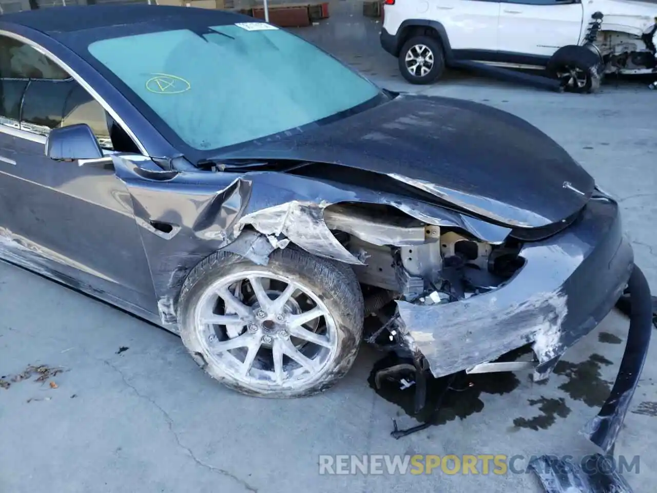 9 Photograph of a damaged car 5YJ3E1EA7LF704997 TESLA MODEL 3 2020