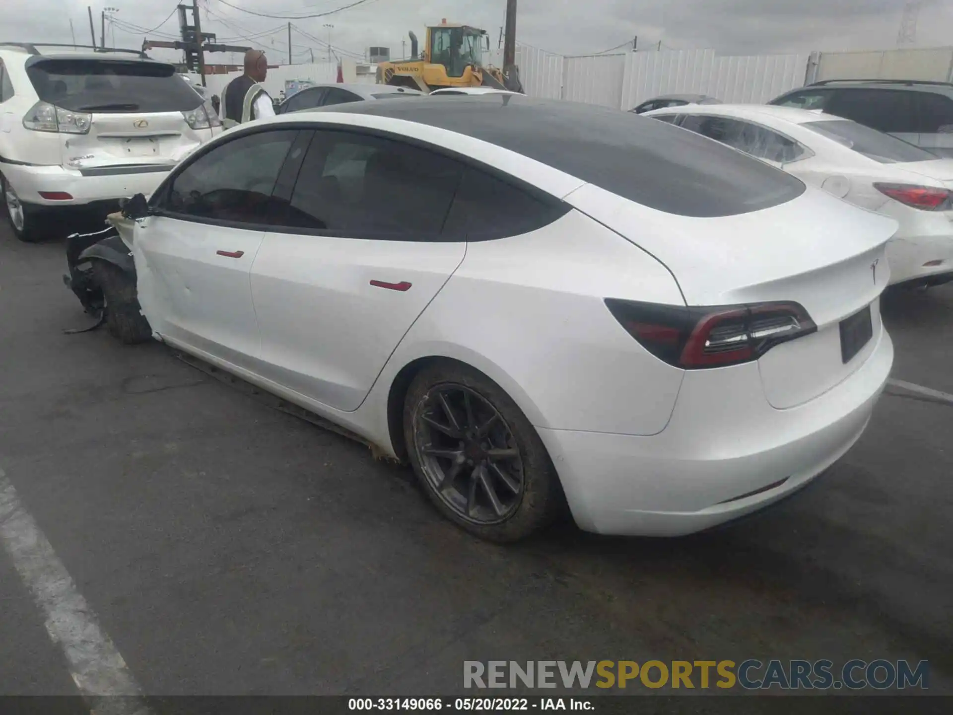 3 Фотография поврежденного автомобиля 5YJ3E1EA7LF706507 TESLA MODEL 3 2020