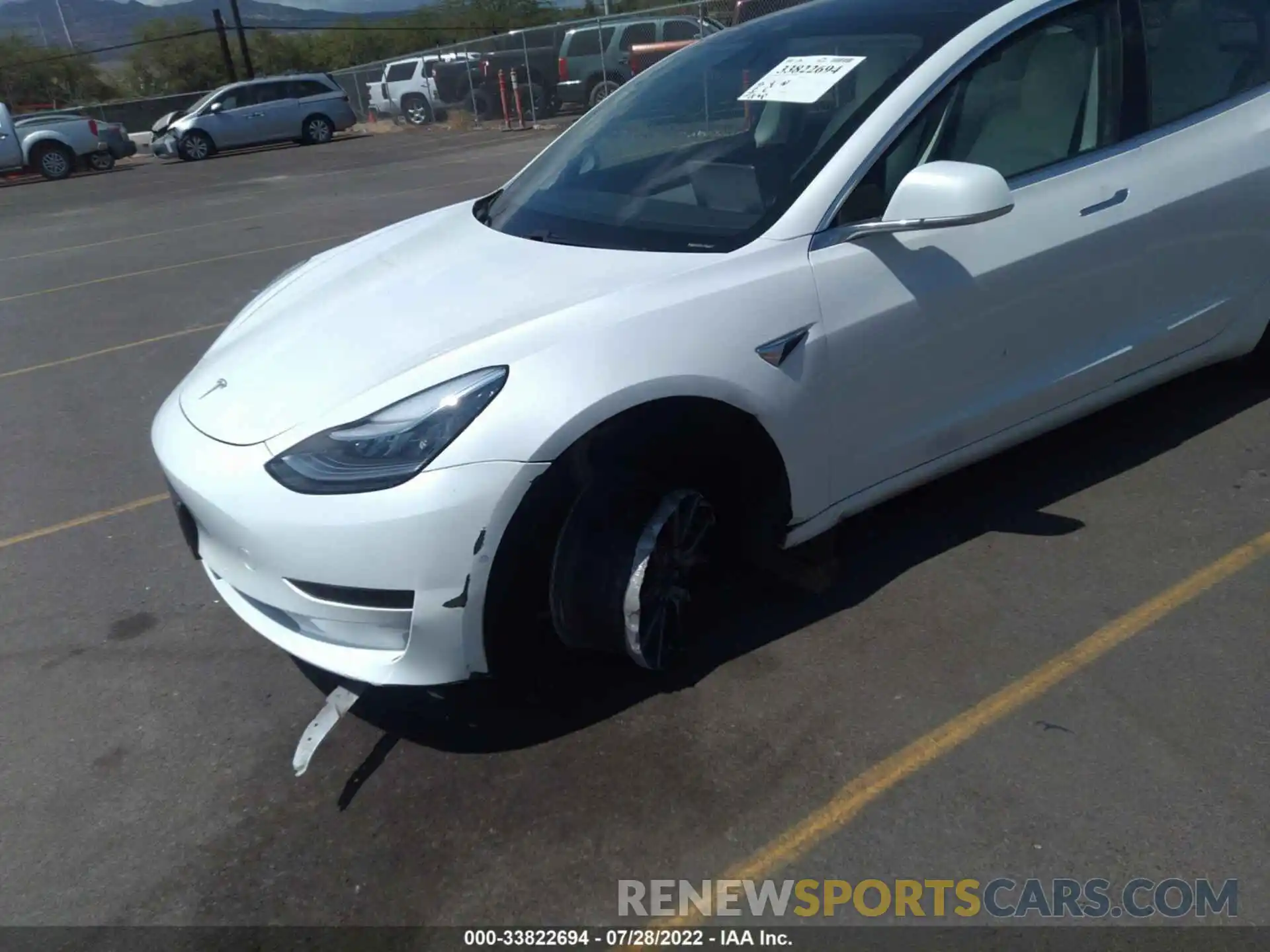 6 Photograph of a damaged car 5YJ3E1EA7LF718088 TESLA MODEL 3 2020