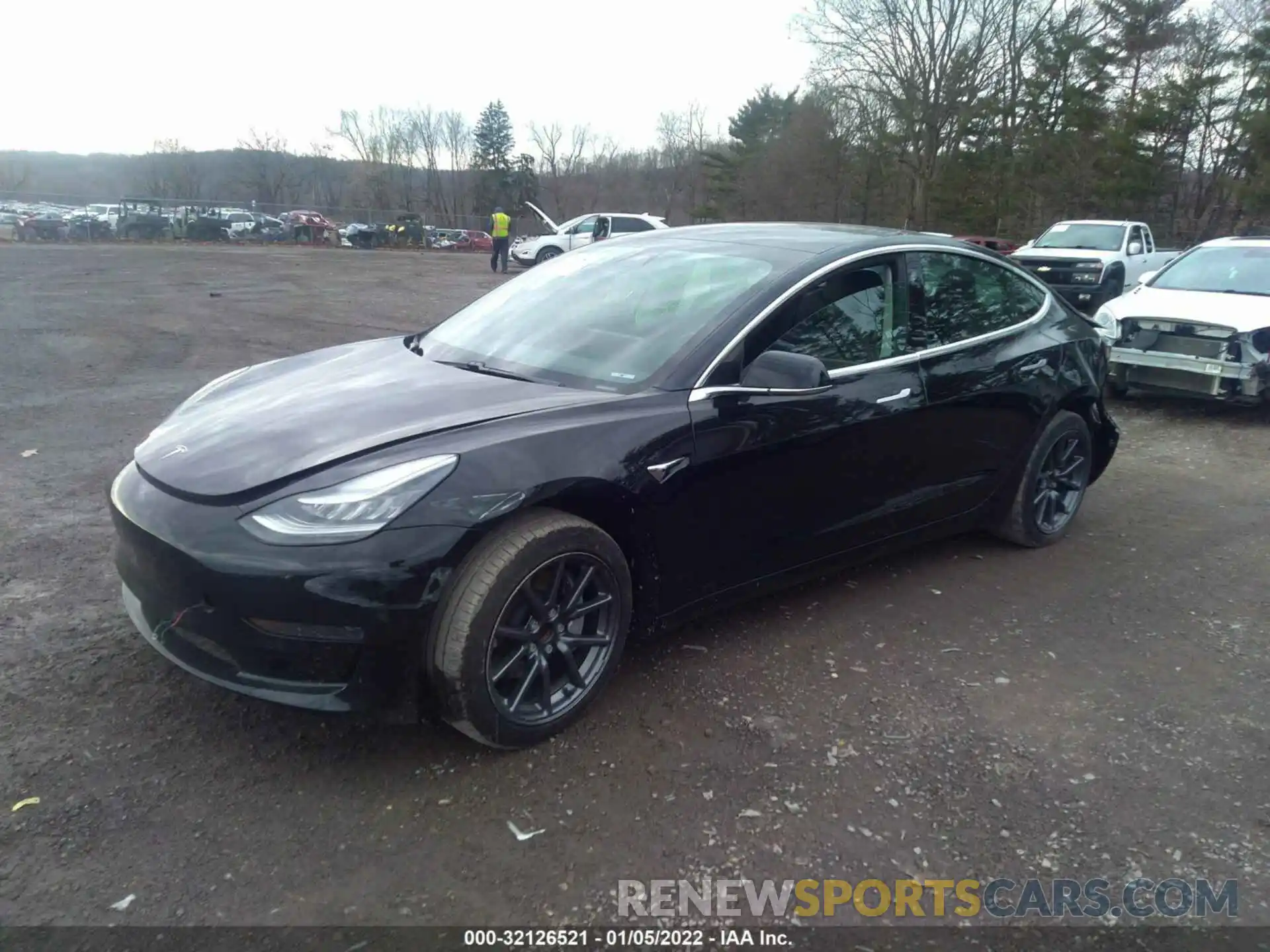 2 Фотография поврежденного автомобиля 5YJ3E1EA7LF736557 TESLA MODEL 3 2020