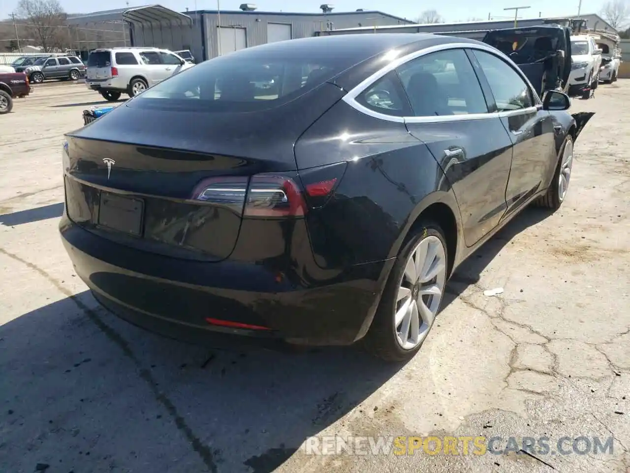 4 Photograph of a damaged car 5YJ3E1EA7LF737885 TESLA MODEL 3 2020