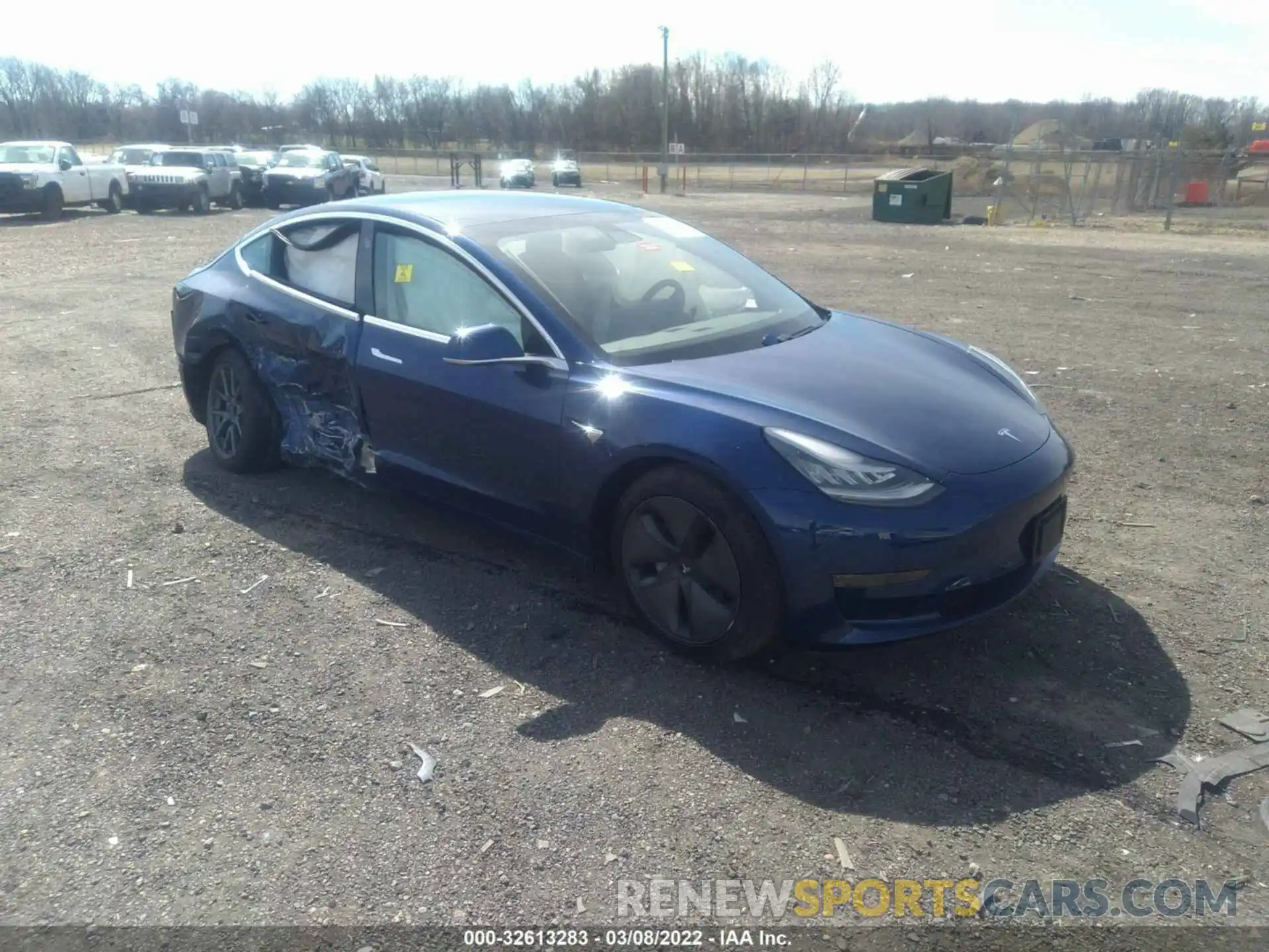 1 Photograph of a damaged car 5YJ3E1EA7LF739829 TESLA MODEL 3 2020