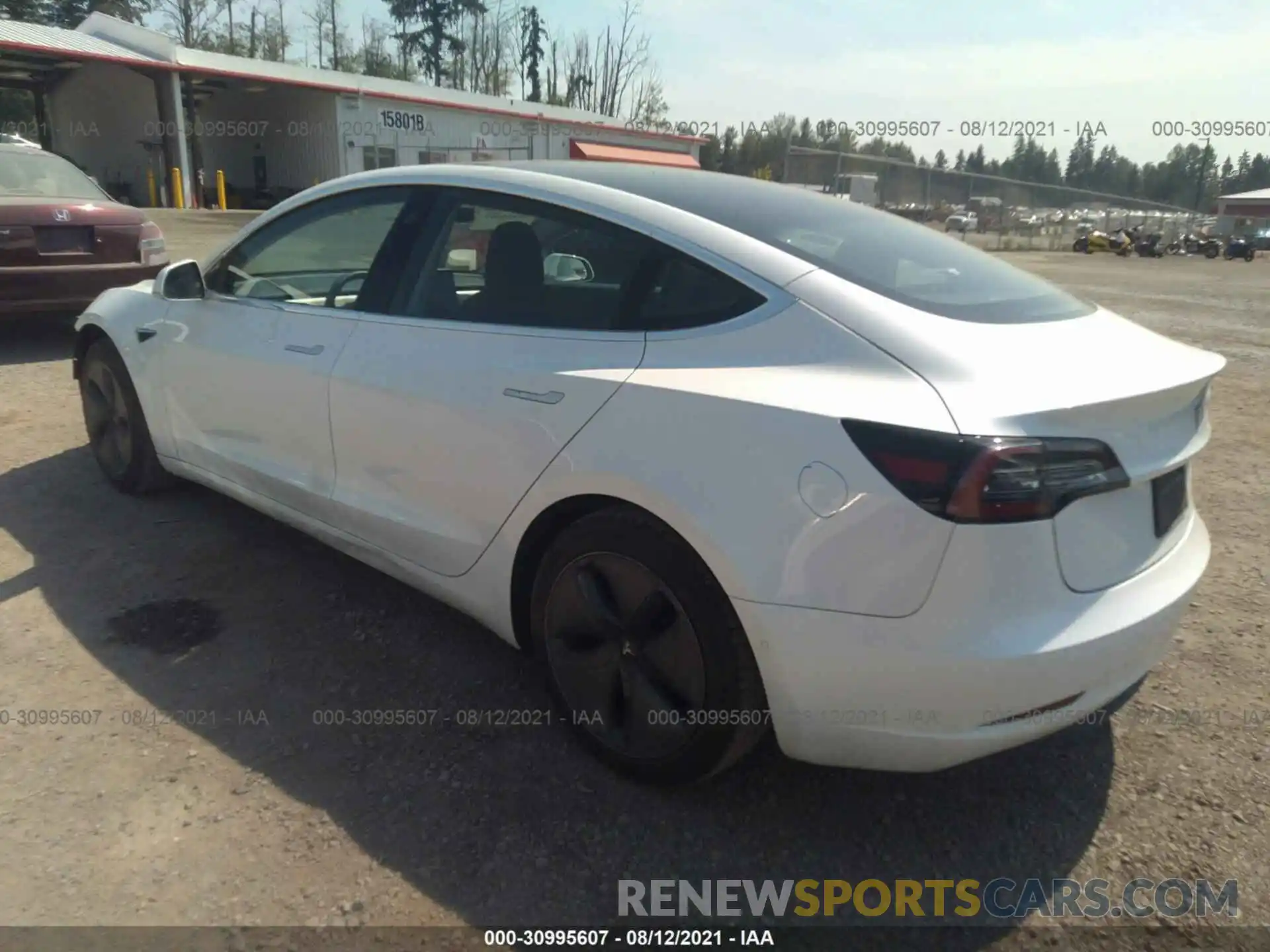 3 Photograph of a damaged car 5YJ3E1EA7LF740012 TESLA MODEL 3 2020