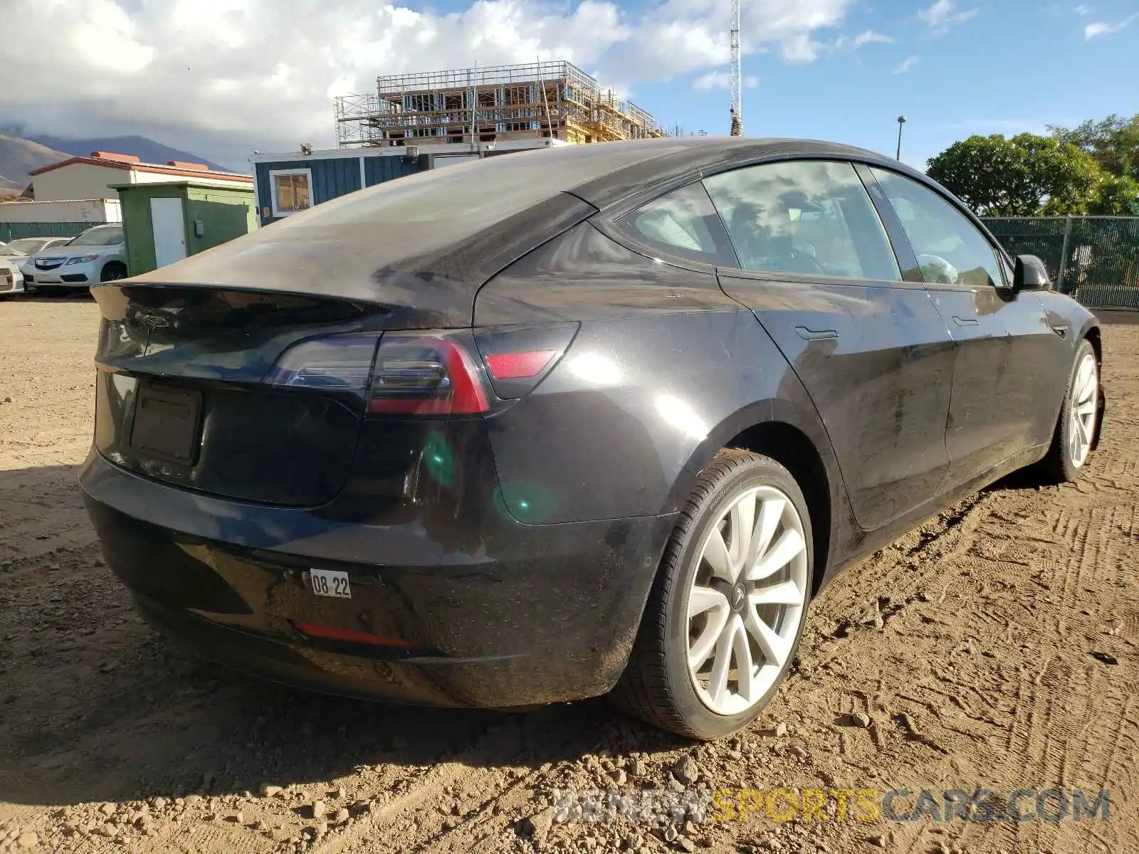 4 Photograph of a damaged car 5YJ3E1EA7LF743704 TESLA MODEL 3 2020