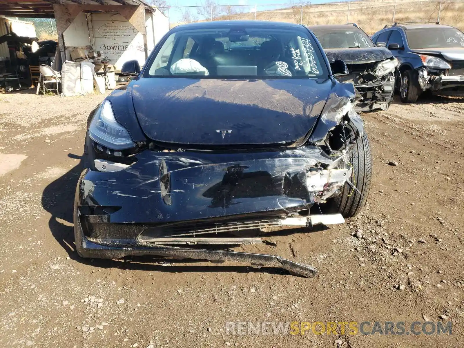 9 Photograph of a damaged car 5YJ3E1EA7LF743704 TESLA MODEL 3 2020