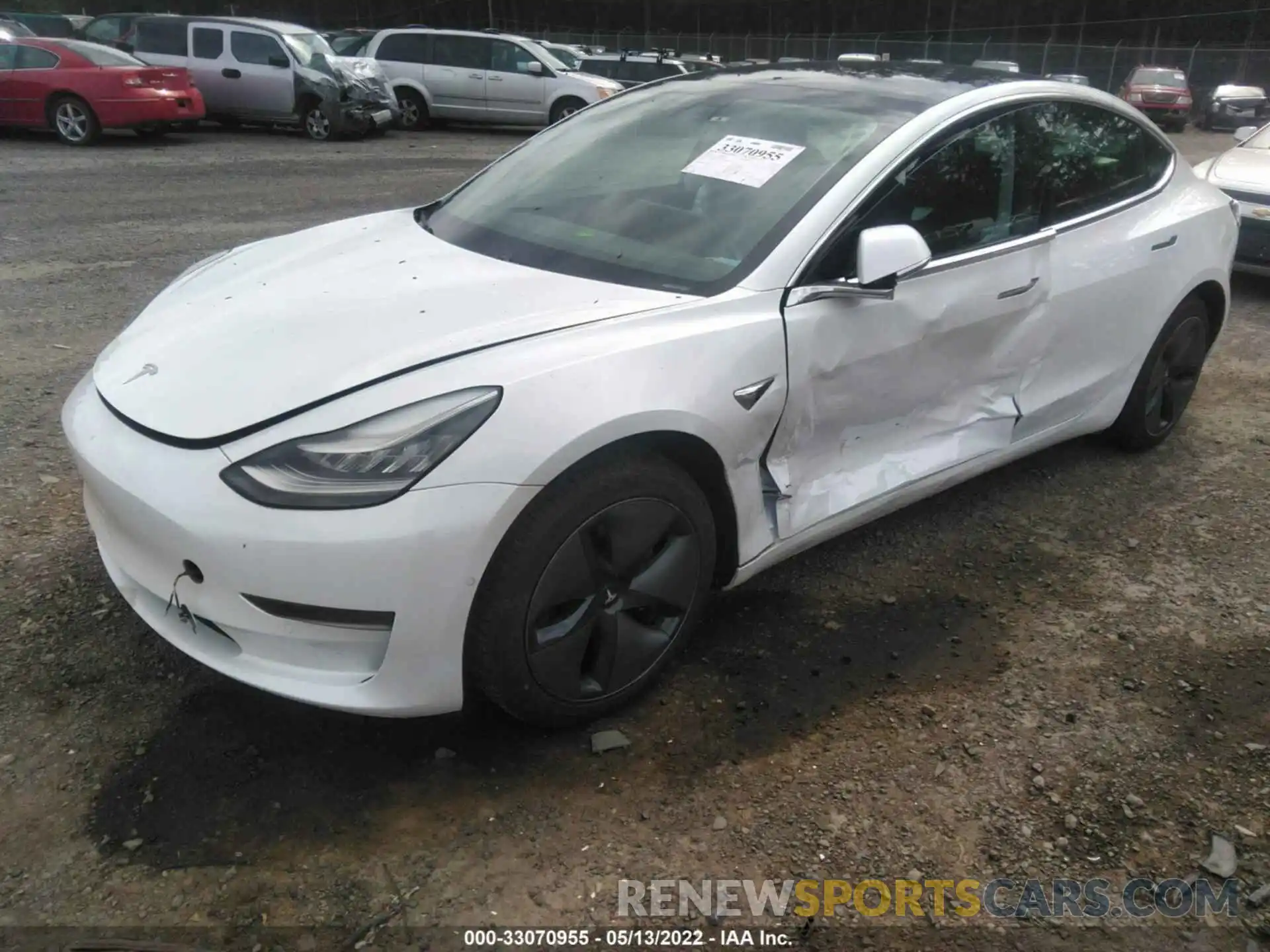 2 Фотография поврежденного автомобиля 5YJ3E1EA7LF745159 TESLA MODEL 3 2020