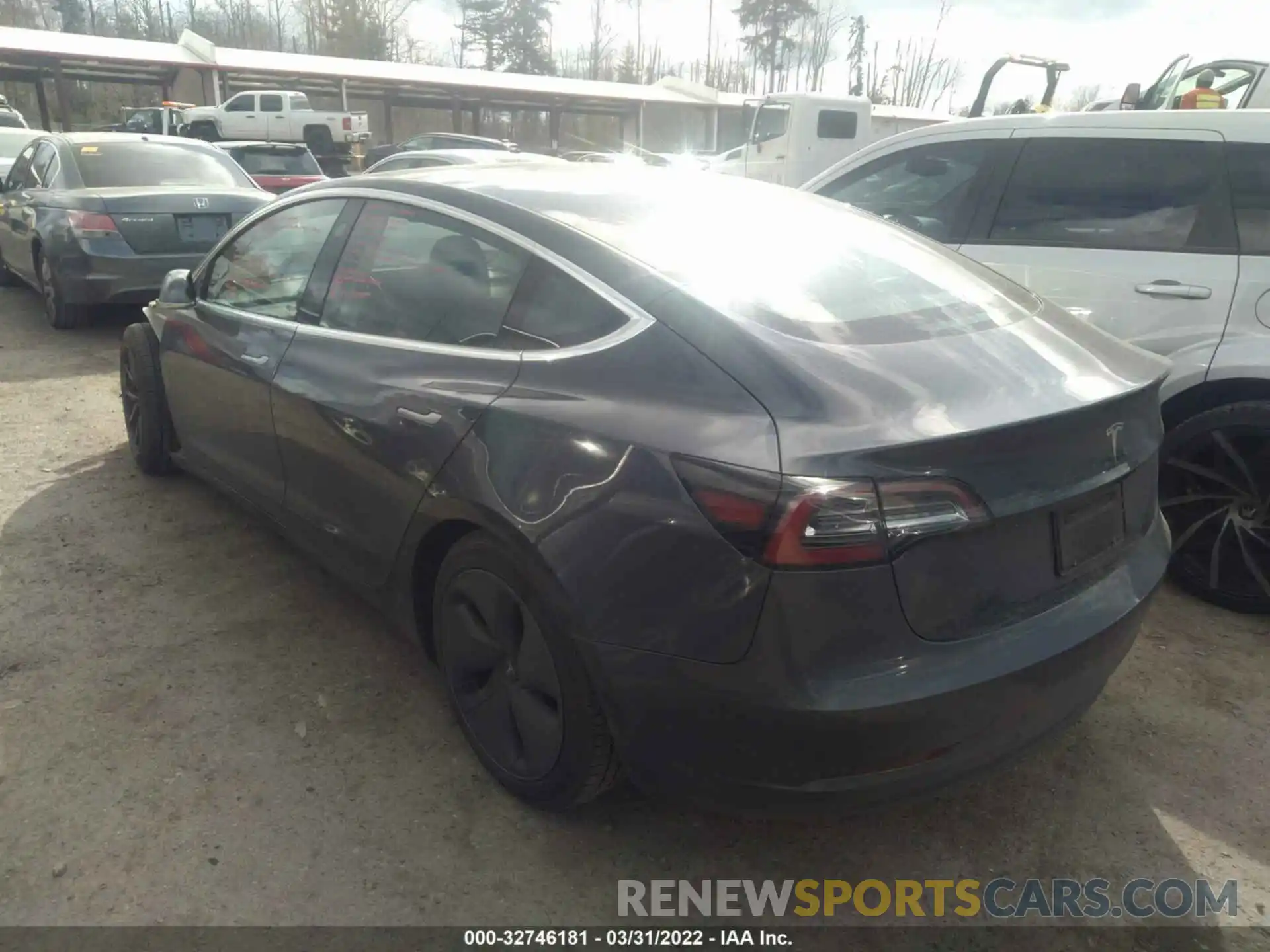 3 Photograph of a damaged car 5YJ3E1EA7LF745534 TESLA MODEL 3 2020