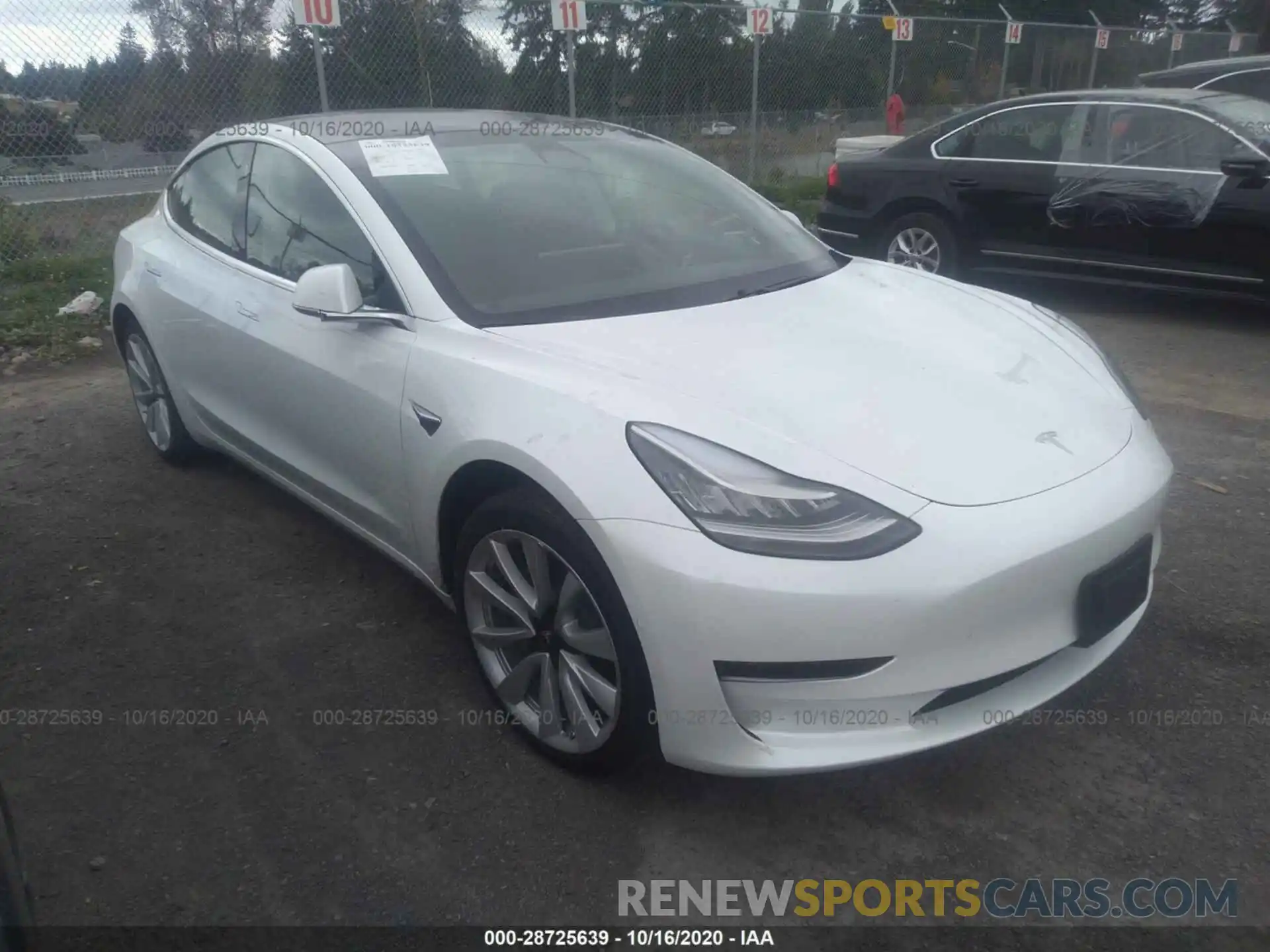 1 Photograph of a damaged car 5YJ3E1EA7LF745887 TESLA MODEL 3 2020