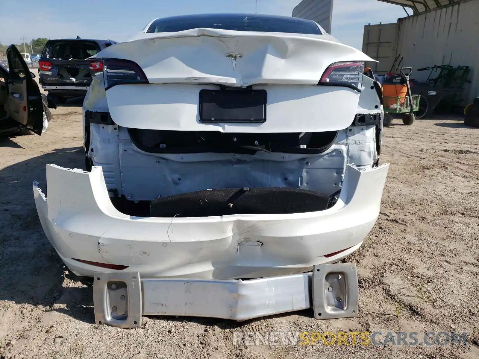 9 Photograph of a damaged car 5YJ3E1EA7LF783572 TESLA MODEL 3 2020