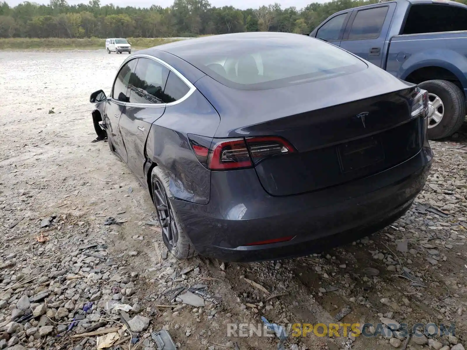 3 Photograph of a damaged car 5YJ3E1EA7LF784835 TESLA MODEL 3 2020