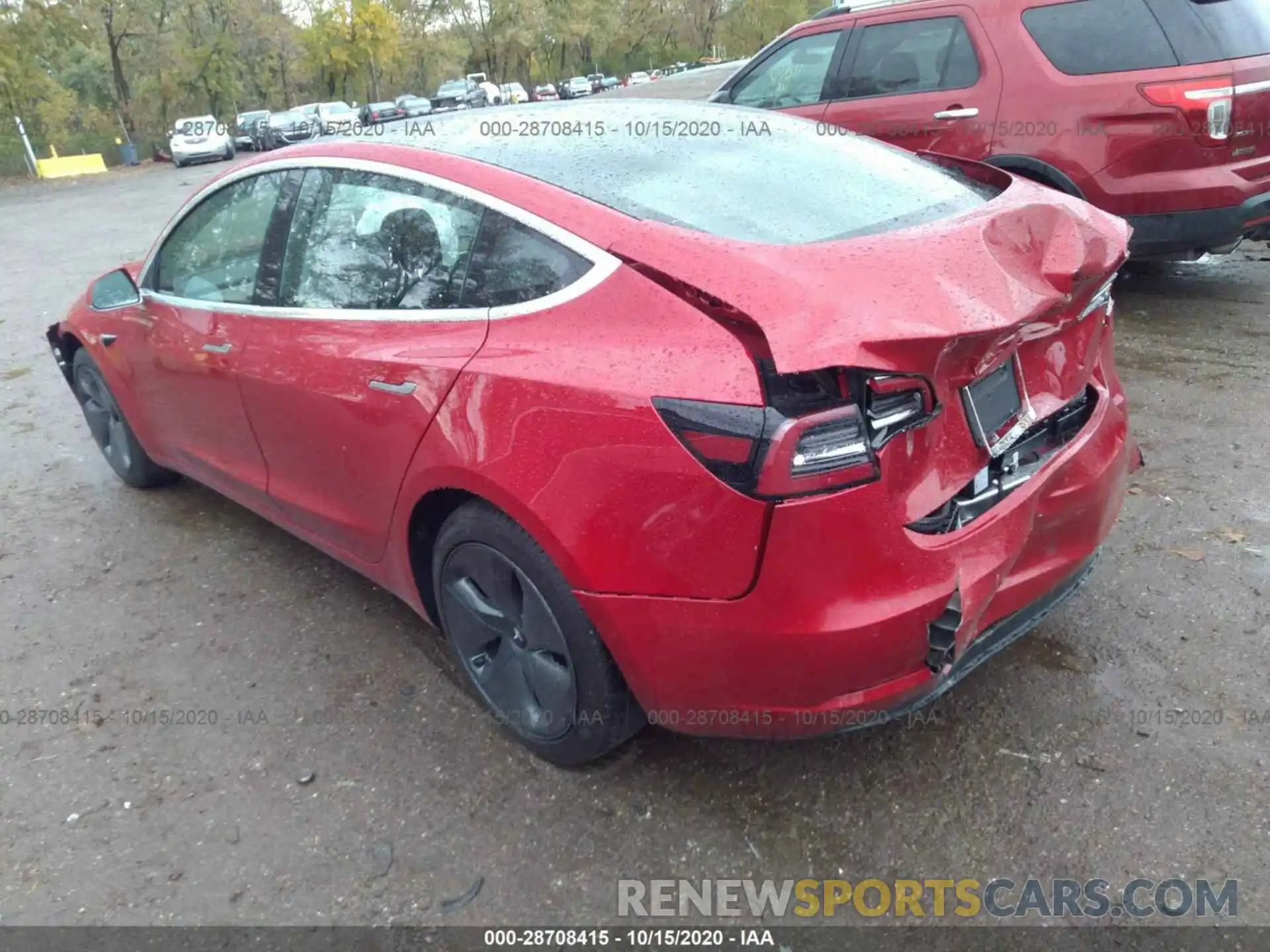 3 Photograph of a damaged car 5YJ3E1EA7LF784950 TESLA MODEL 3 2020