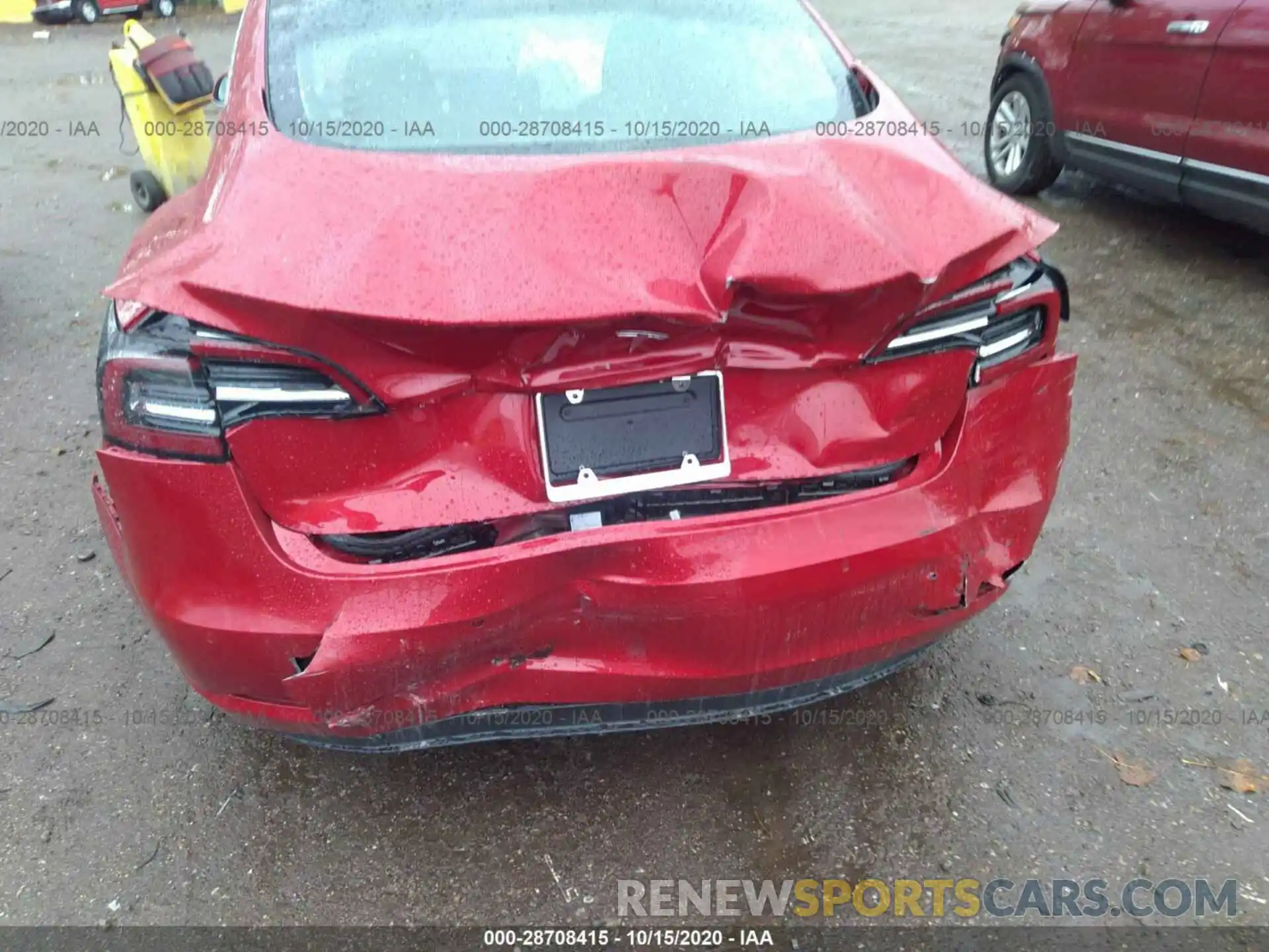 6 Photograph of a damaged car 5YJ3E1EA7LF784950 TESLA MODEL 3 2020