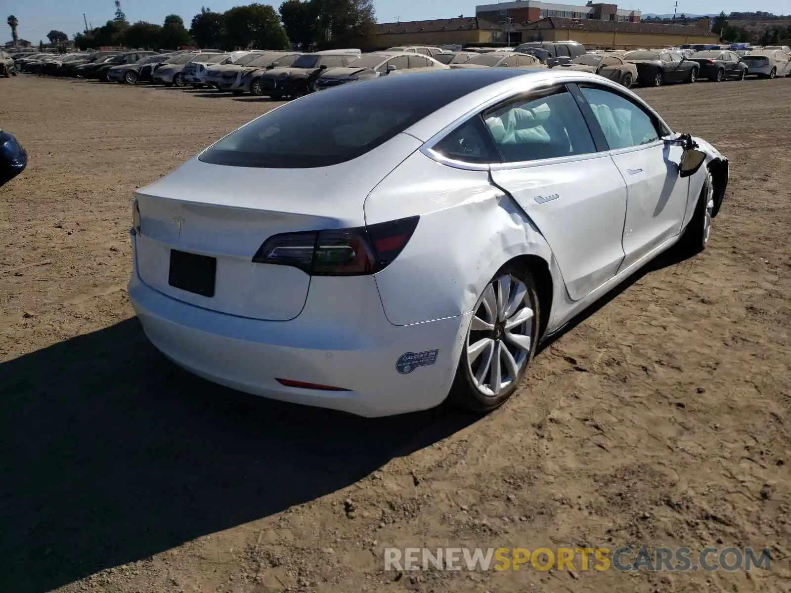 4 Photograph of a damaged car 5YJ3E1EA7LF797522 TESLA MODEL 3 2020