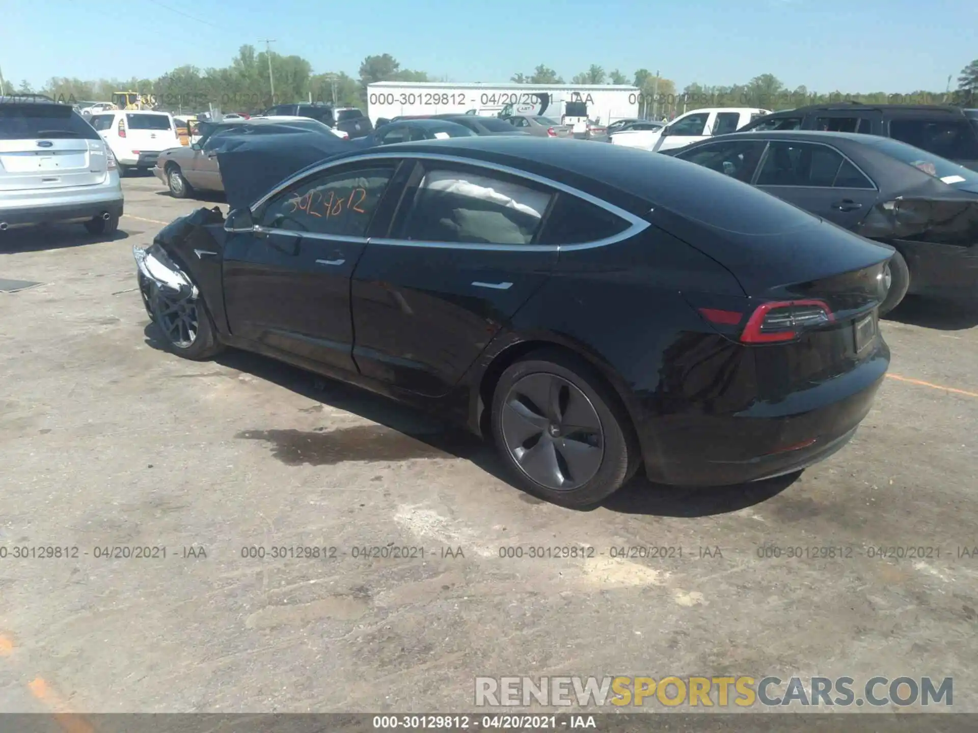 3 Photograph of a damaged car 5YJ3E1EA7LF797648 TESLA MODEL 3 2020