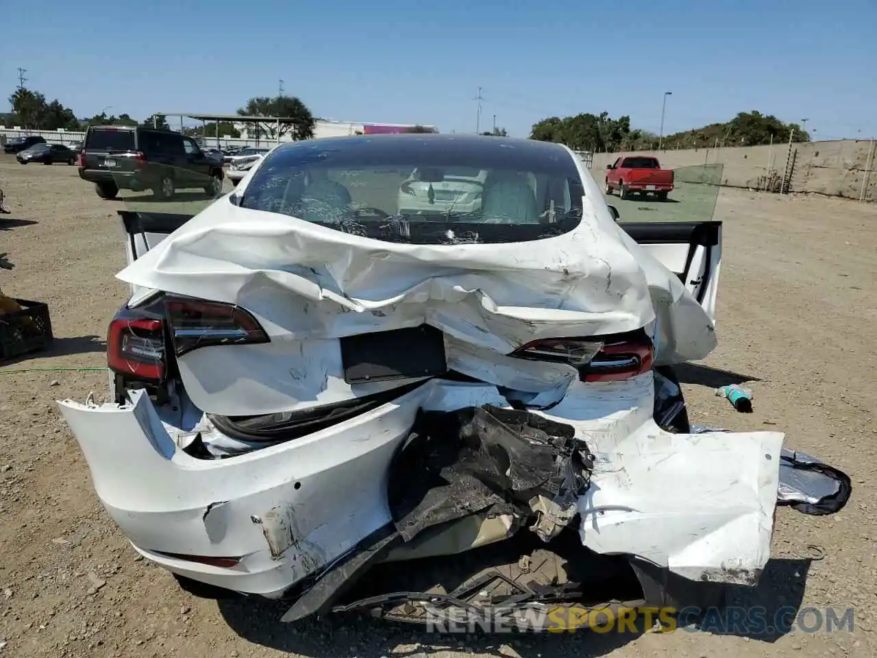 9 Photograph of a damaged car 5YJ3E1EA7LF797858 TESLA MODEL 3 2020