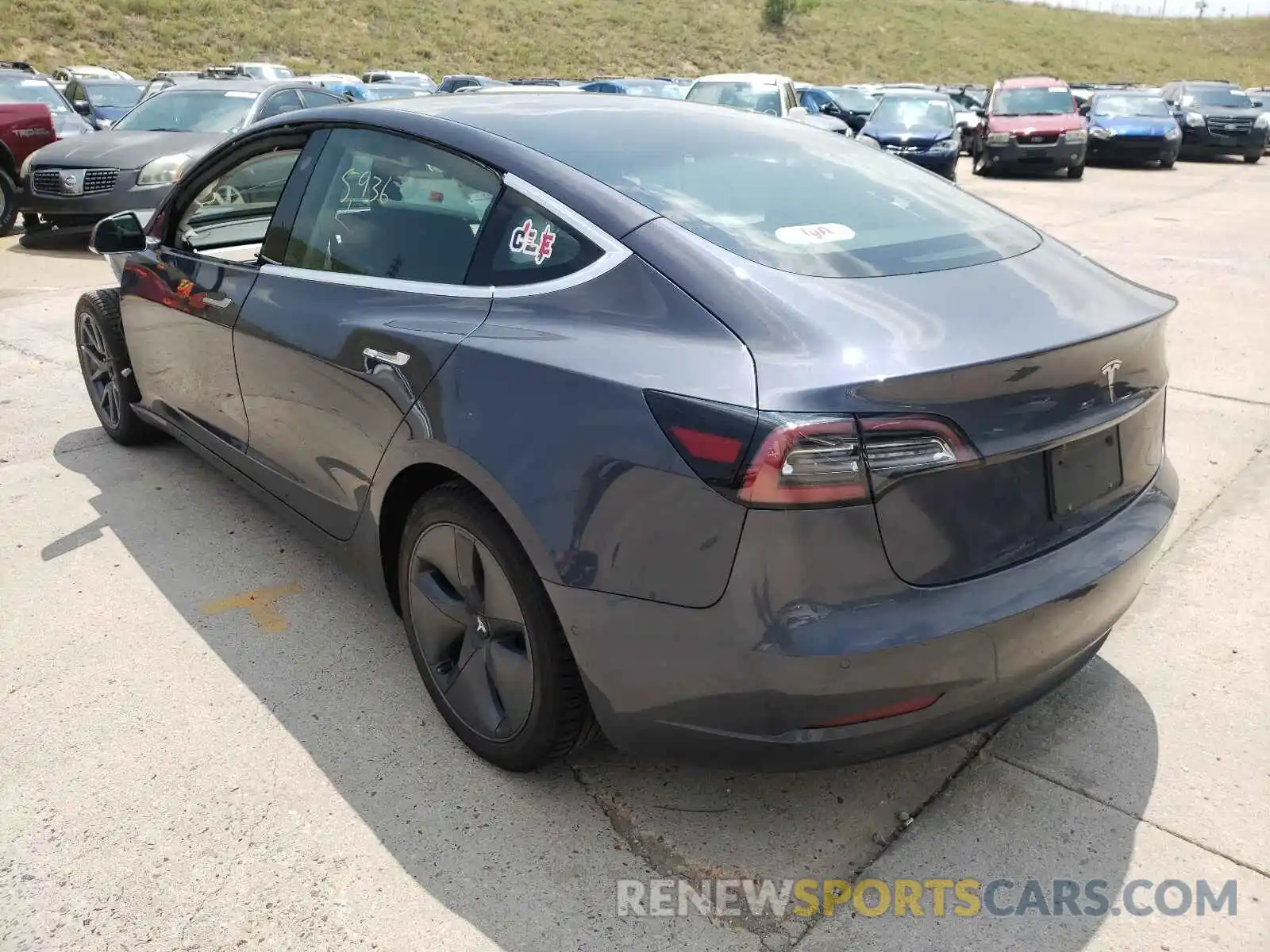 3 Photograph of a damaged car 5YJ3E1EA7LF800631 TESLA MODEL 3 2020