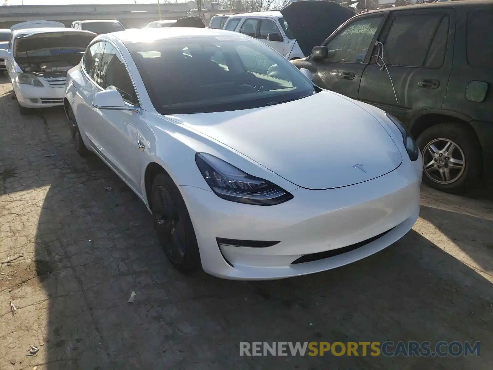 1 Фотография поврежденного автомобиля 5YJ3E1EA7LF803853 TESLA MODEL 3 2020