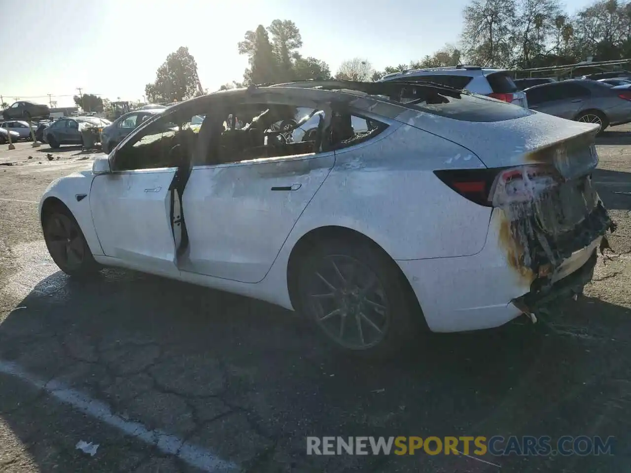 2 Photograph of a damaged car 5YJ3E1EA7LF805179 TESLA MODEL 3 2020