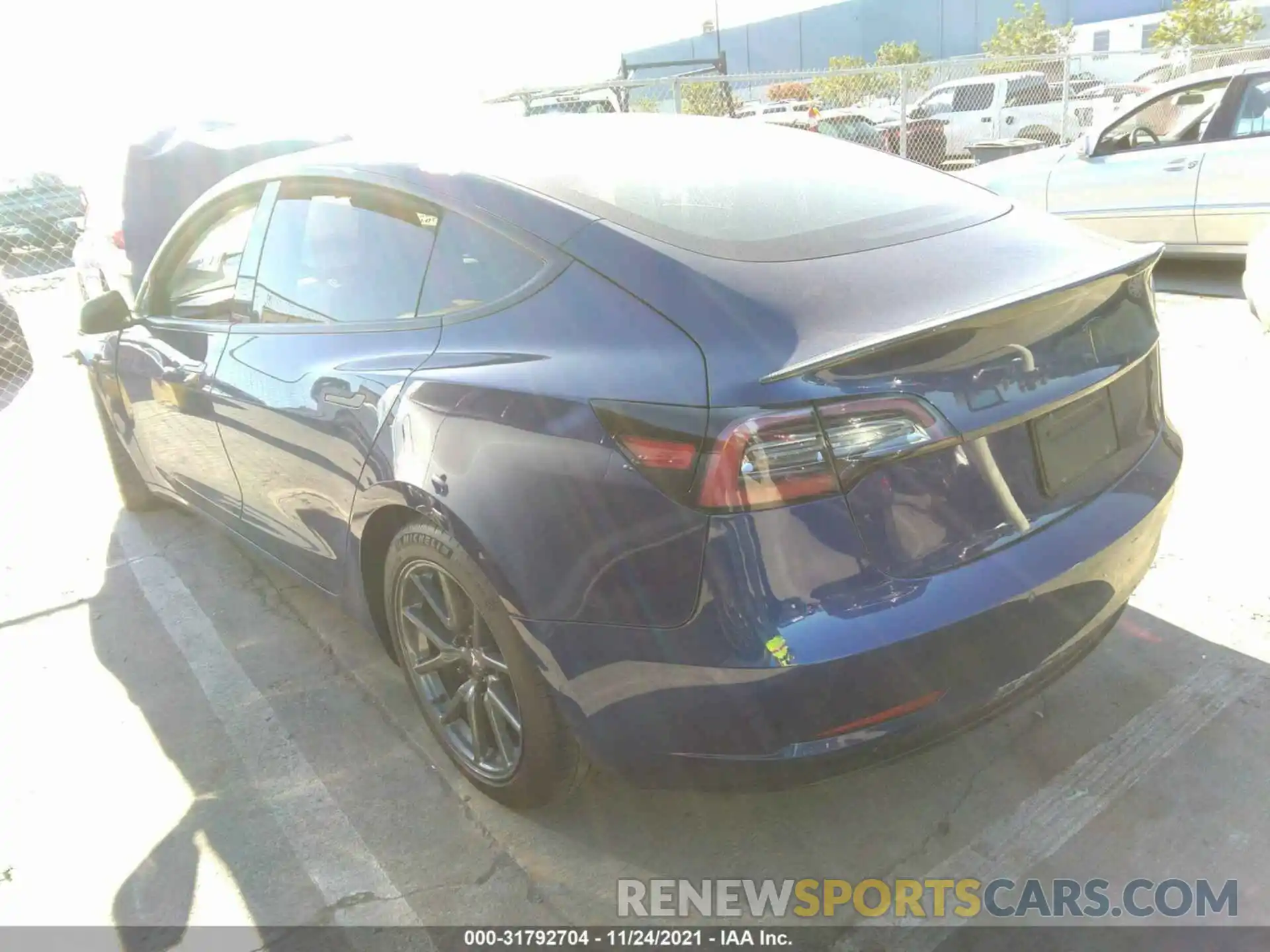 3 Photograph of a damaged car 5YJ3E1EA7LF807644 TESLA MODEL 3 2020