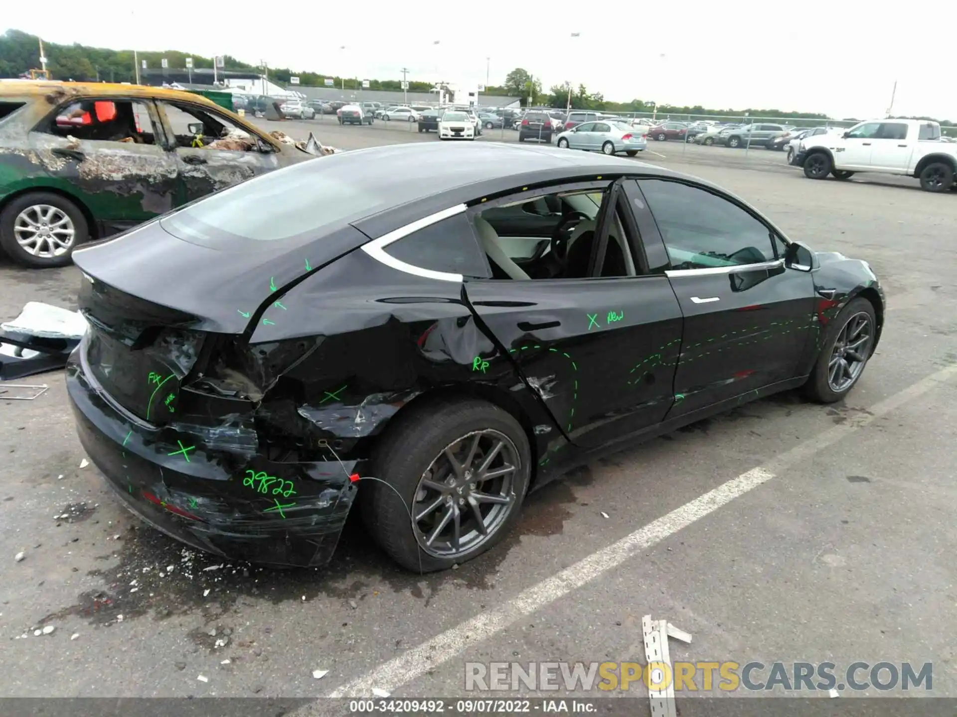 4 Photograph of a damaged car 5YJ3E1EA7LF808065 TESLA MODEL 3 2020