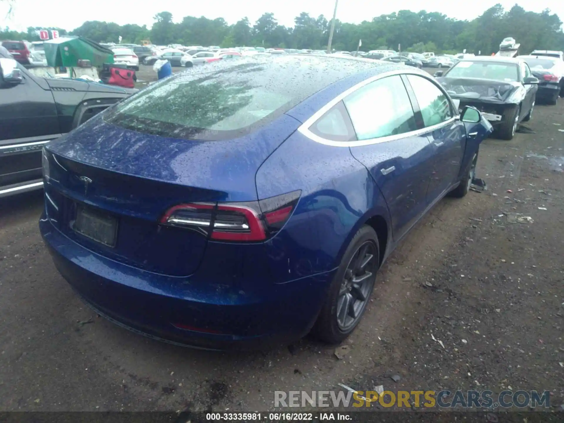 4 Фотография поврежденного автомобиля 5YJ3E1EA8LF476296 TESLA MODEL 3 2020